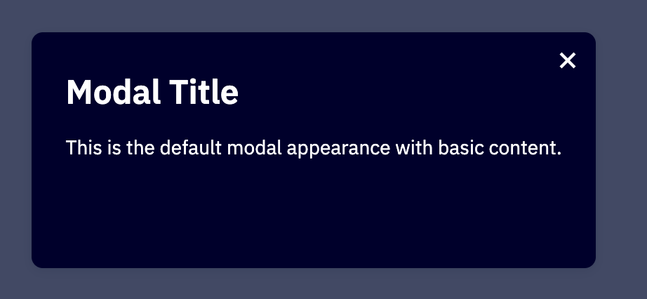 AI Modal
